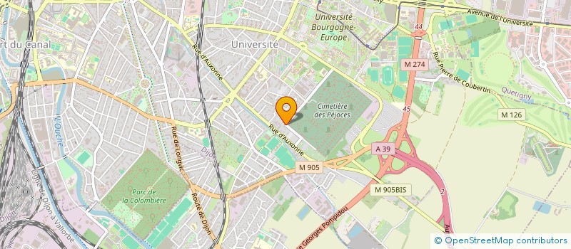 localisation de l'entreprise BIOSTUDIO IMMOBILIER à DIJON