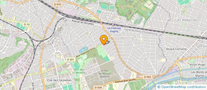 localisation de l'entreprise BIOSWARE à NEUILLY-SUR-MARNE