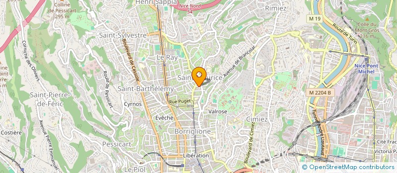 localisation de l'entreprise BIOSYLV à NICE