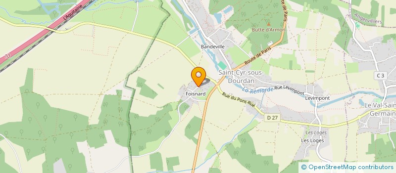 localisation de l'entreprise BIOSYNTHIS SARL à SAINT-CYR-SOUS-DOURDAN