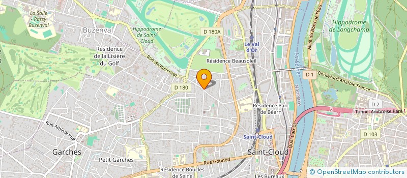 localisation de l'entreprise BIOSYSTECH à SAINT-CLOUD