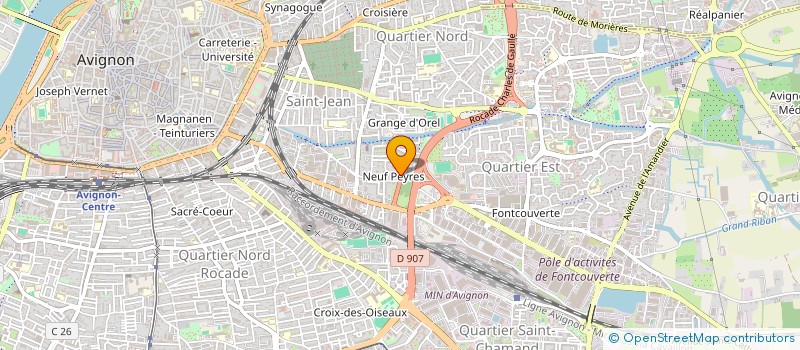 localisation de l'entreprise BIOSYSTEME  SAINT-SATURNIN-LES-AVIGNON