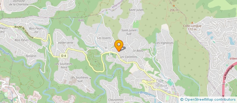 localisation de l'entreprise BIOT GENERATIONS  BIOT