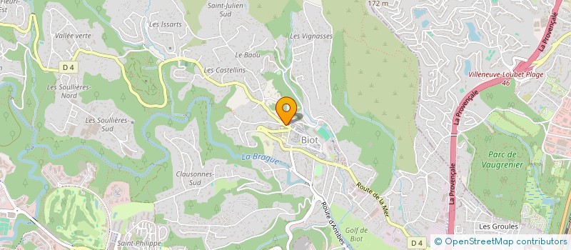 localisation de l'entreprise BIOT VOLLEY-BALL  BIOT