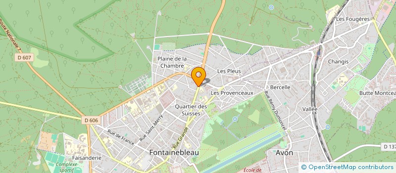 localisation de l'entreprise BIOTA RENATURATION IDF  FONTAINEBLEAU