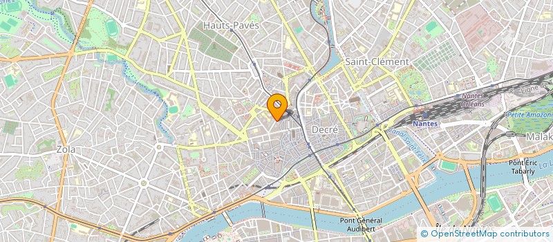 localisation de l'entreprise BIOTE à NANTES