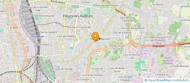 localisation de l'entreprise BIOTEC SYSTEMES à ORLEANS