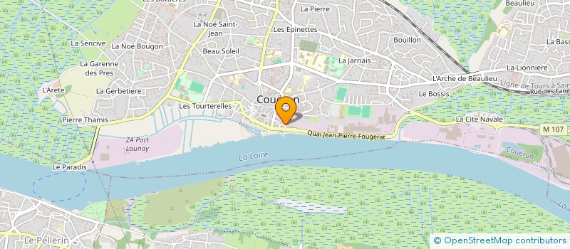 localisation de l'entreprise BIOTECH CORPORATE DEV à COUERON