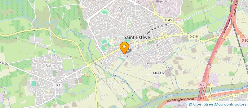 localisation de l'entreprise BIOTECHNO CATALANE MCDS  SAINT-ESTEVE