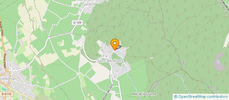 localisation de l'entreprise BIOTECHSENSOR à SAINT-BENEZET