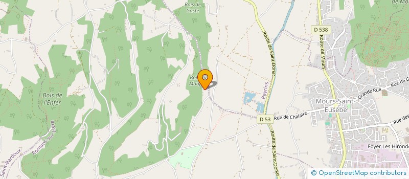 localisation de l'entreprise BIOTEPPES  ROMANS-SUR-ISERE