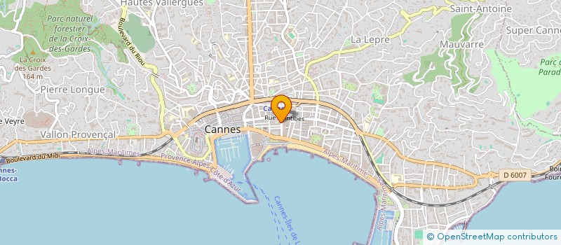 localisation de l'entreprise BIOTHAL à CANNES