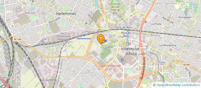 localisation de l'entreprise BIOTHELIS à LILLE