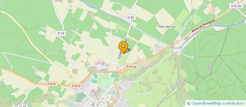 localisation de l'entreprise BIOTHUIRINOISE à THUIR