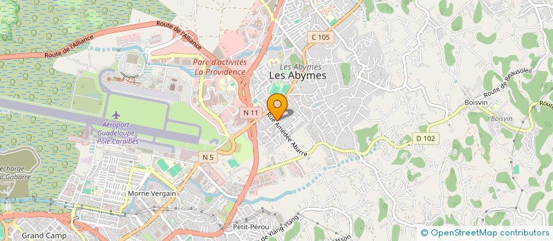 localisation de l'entreprise BIOTIES COMPANY à LES ABYMES