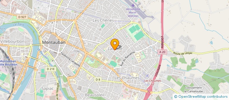 localisation de l'entreprise BIOTIFUL PAIN à MONTAUBAN