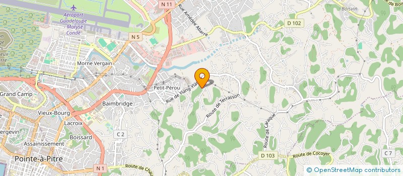 localisation de l'entreprise BIOTIFUL SUN  LES ABYMES