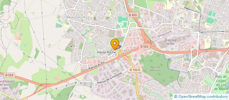 localisation de l'entreprise BIOTONAL à BEAUCOUZE
