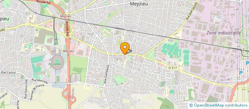 localisation de l'entreprise BIOTONUS à MEYZIEU