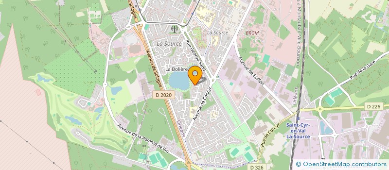 localisation de l'entreprise BIOTOPE 2  ORLEANS