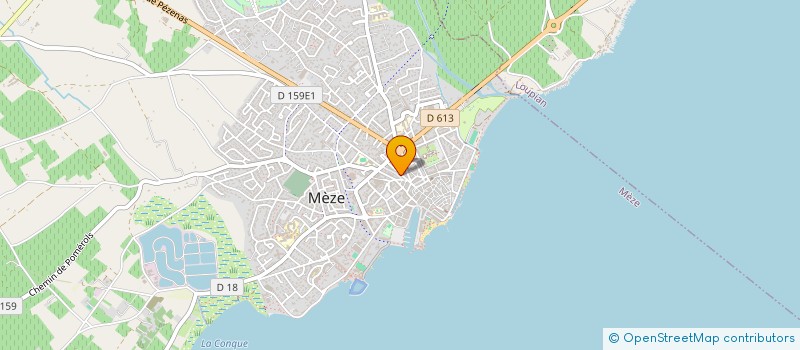 localisation de l'entreprise BIOTOPE à MEZE