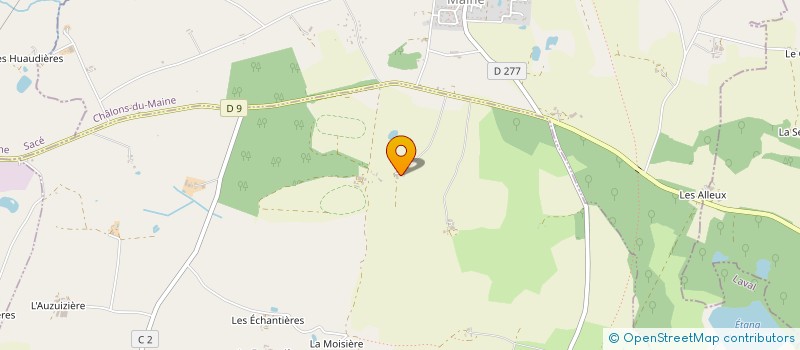 localisation de l'entreprise BIOTOPE CONCEPT  LA CHAPELLE-ANTHENAISE