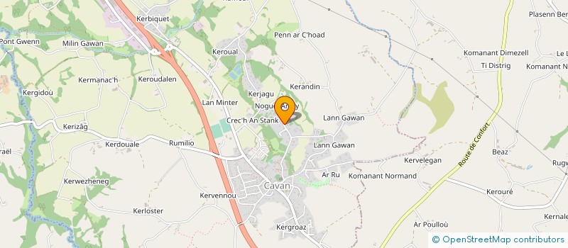 localisation de l'entreprise BIOTOPE CONCEPTION  COATASCORN