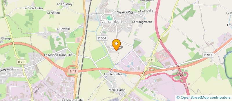 localisation de l'entreprise BIOTOPE SOLUTIONS à VALFRAMBERT