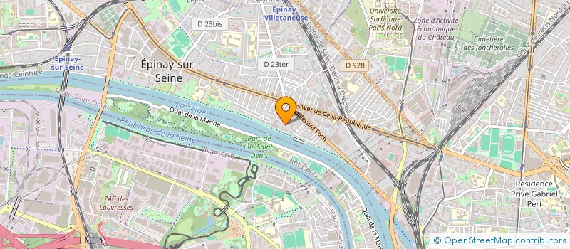 localisation de l'entreprise BIOTRANS  EPINAY-SUR-SEINE