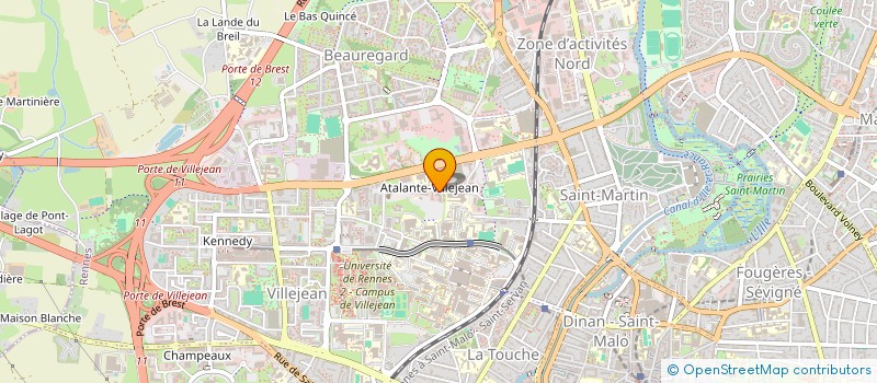 localisation de l'entreprise BIOTRIAL à RENNES