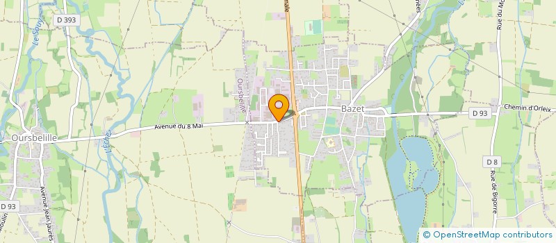 localisation de l'entreprise BIOTRICITY MARMAJOU  BAZET