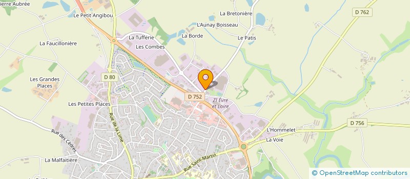 localisation de l'entreprise BIOTTEAU G ET CIE à BEAUPREAU-EN-MAUGES