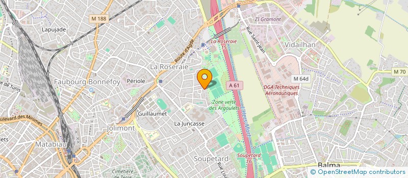 localisation de l'entreprise BIOTURBAT  TOULOUSE