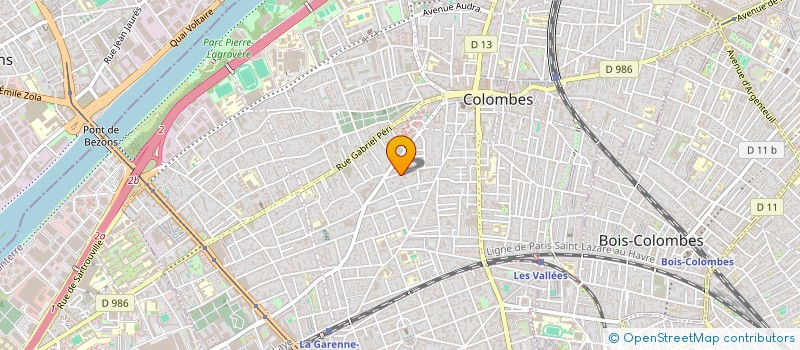 localisation de l'entreprise BIOTYPAGE à COLOMBES