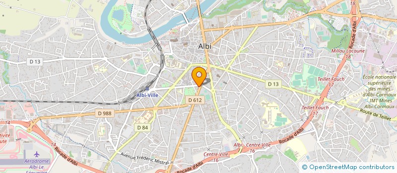 localisation de l'entreprise BIOUI  ALBI