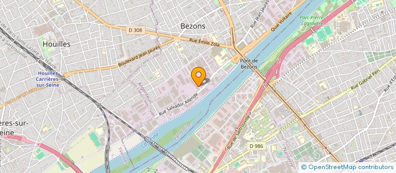 localisation de l'entreprise BIOUL SA à BEZONS