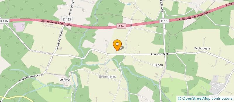 localisation de l'entreprise BIOVALIM  BRANNENS