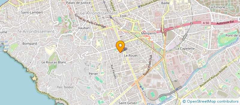 localisation de l'entreprise BIOVEGETAL à MARSEILLE