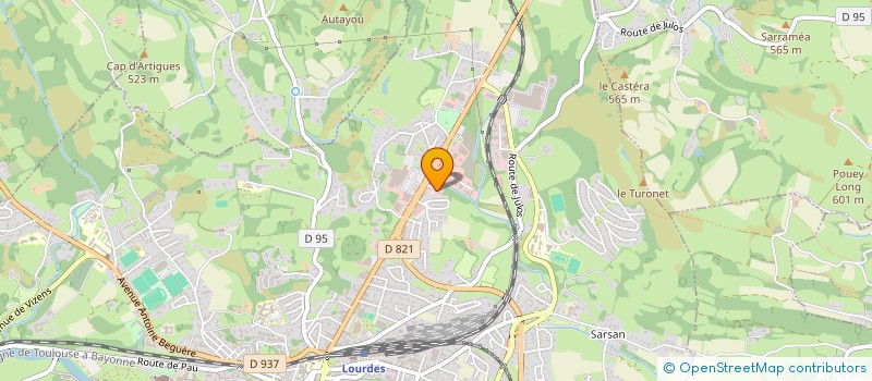 localisation de l'entreprise BIOVEL  LOURDES