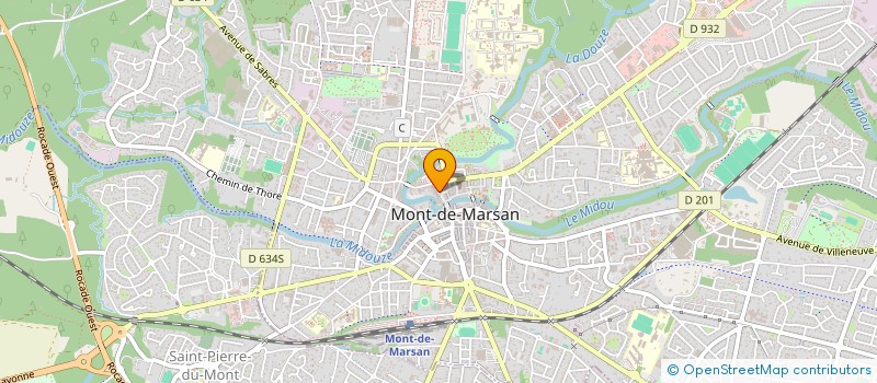 localisation de l'entreprise BIOVERTUES à MONT-DE-MARSAN