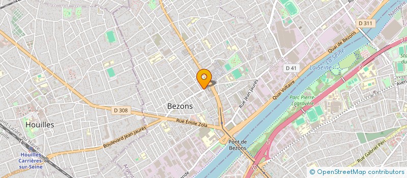 localisation de l'entreprise BIOVITAL HARMONIS  BEZONS