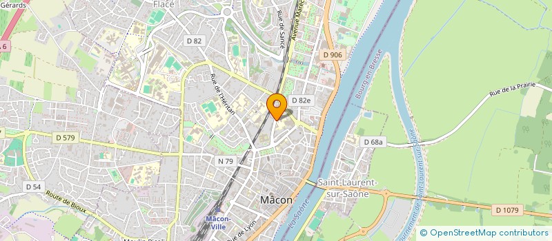 localisation de l'entreprise BIOVITAM  MACON