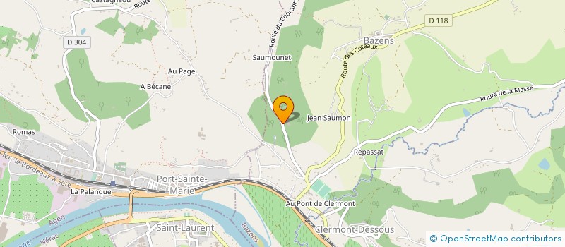 localisation de l'entreprise BIOVIVER CONSERVERIE à BAZENS