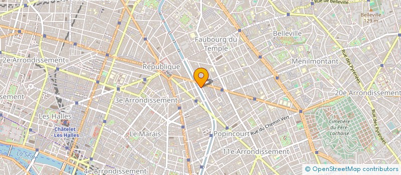 localisation de l'entreprise BIOVOGUE  PARIS