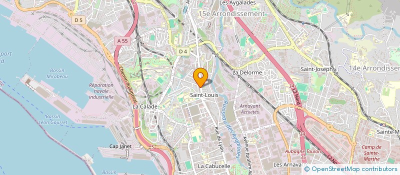 localisation de l'entreprise BIOX BARBER à MARSEILLE