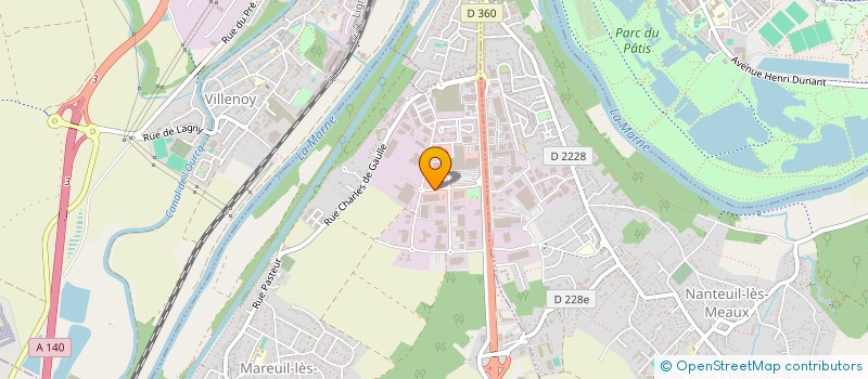 localisation de l'entreprise BIOZEN à MAREUIL-LES-MEAUX