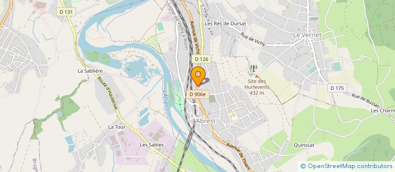 localisation de l'entreprise BIOZEN  ABREST