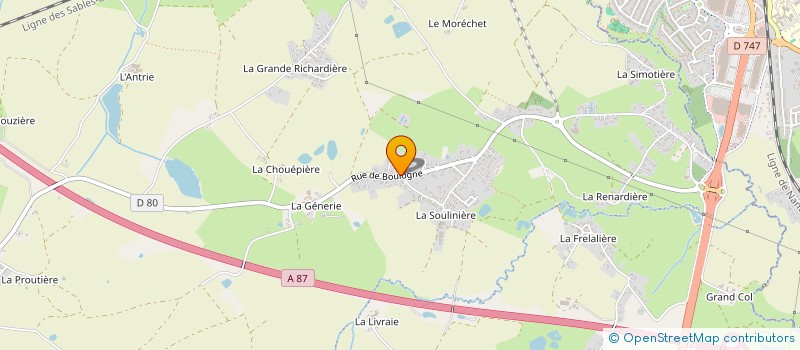 localisation de l'entreprise BIOZEN-SYNERGIES  AUBIGNY-LES CLOUZEAUX