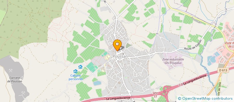 localisation de l'entreprise BIP  POUSSAN