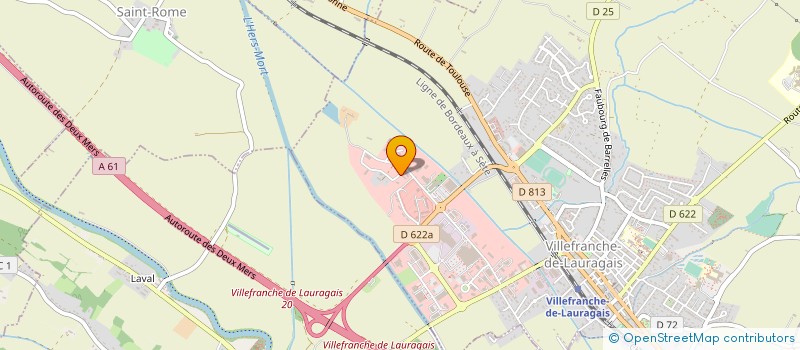 localisation de l'entreprise BIP  VILLEFRANCHE-DE-LAURAGAIS